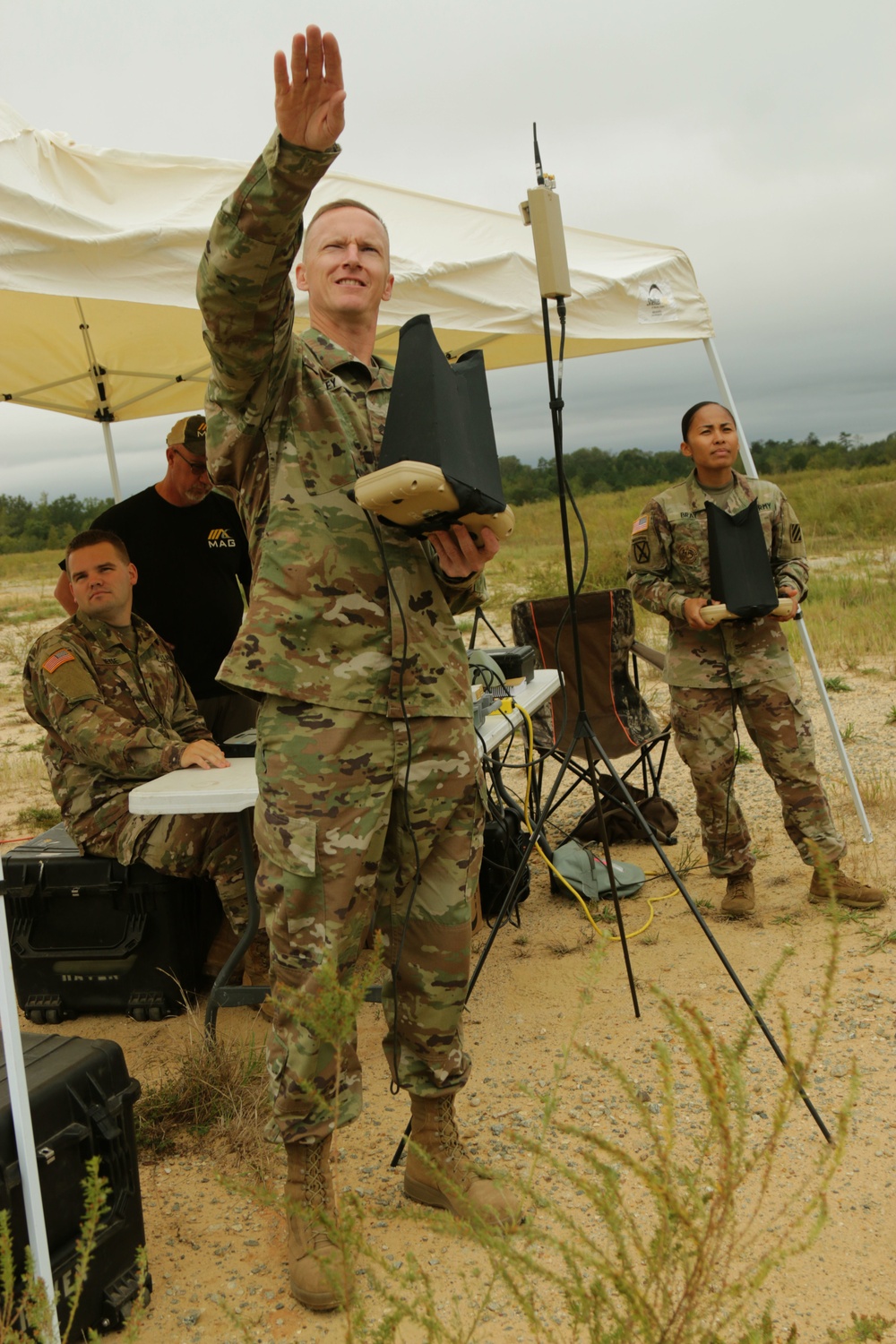 1st SFAB Soldiers trained on UAS as force protection asset