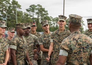 CLB 2 Executes Close Order Drill for CGI