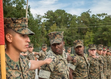 CLB 2 Executes Close Order Drill for CGI