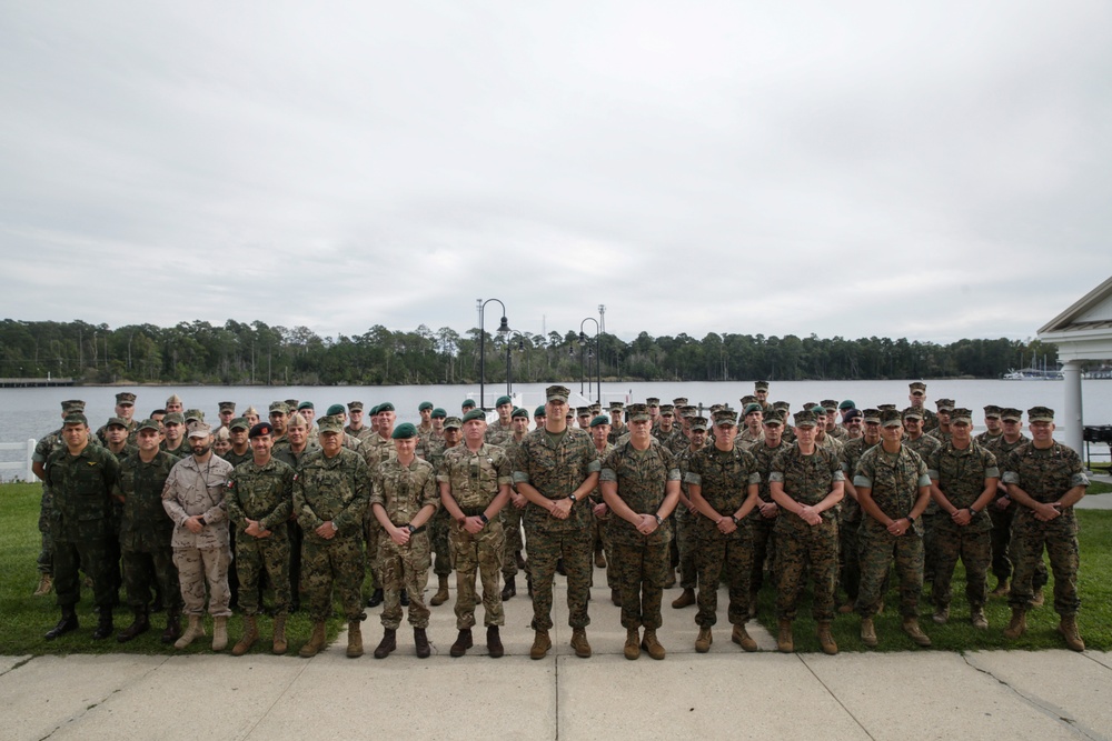 Marines welcome coalition partners