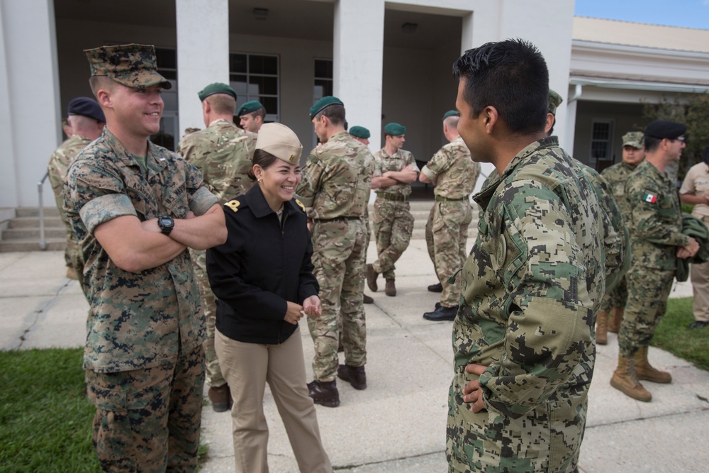 Marines welcome coalition partners