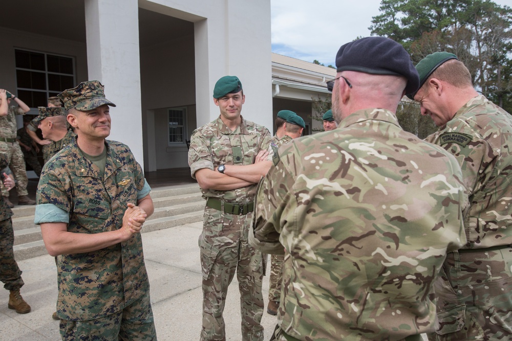 Marines welcome coalition partners