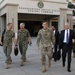 U.S. Secretary of Defense James Mattis meets with U.S. Army Gen Joseph L. Votel, commander U.S. Central Command