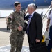 U.S. Secretary of Defense James Mattis meets with U.S. Army Gen Joseph L. Votel, commander U.S. Central Command