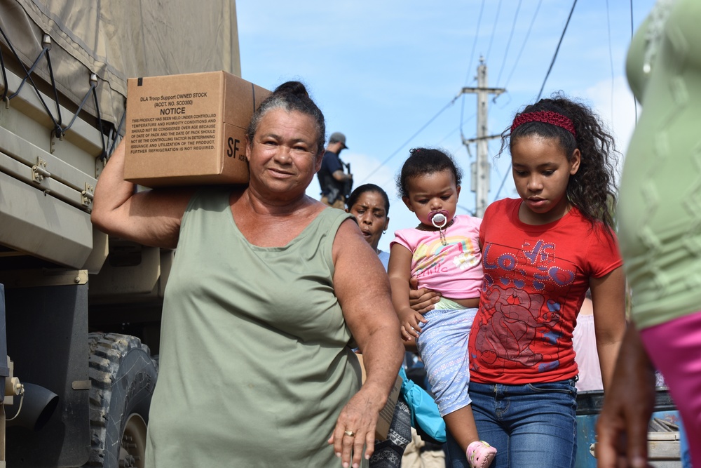 Hurricane Maria relief in Canovanas, Puerto Rico