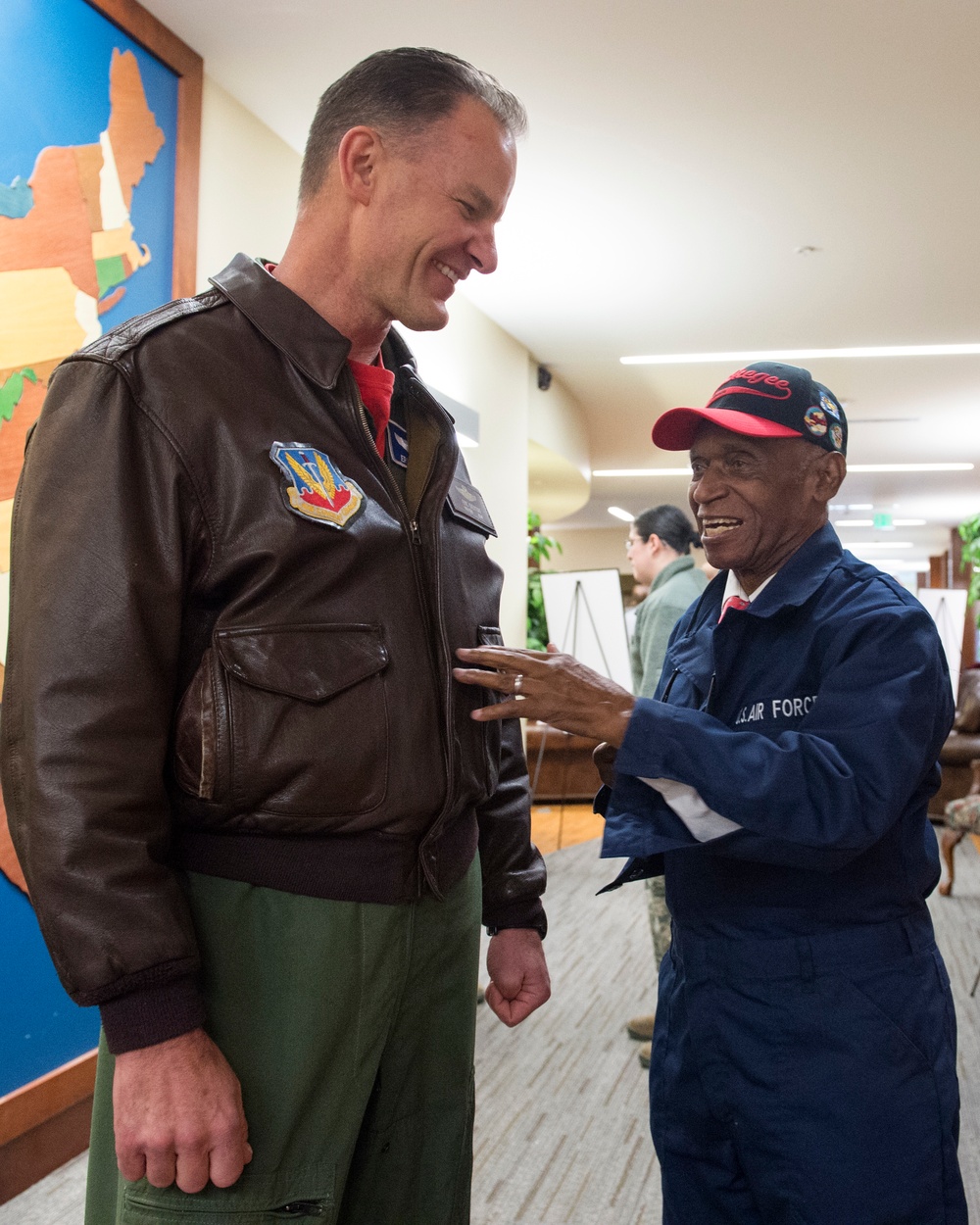 Tuskegee Airman visits Joint Base Elmendorf-Richardson
