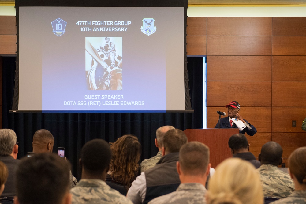 Tuskegee Airman visits Joint Base Elmendorf-Richardson