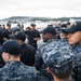 Bonhomme Richard (LHD 6) Air Department Sailors Train on the Flight Deck