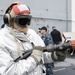 Bonhomme Richard (LHD 6) Air Department Sailors Train on the Flight Deck