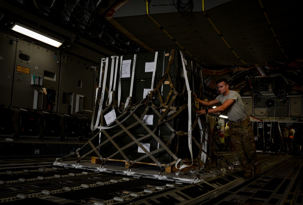 C-17 moves cargo throughout AOR