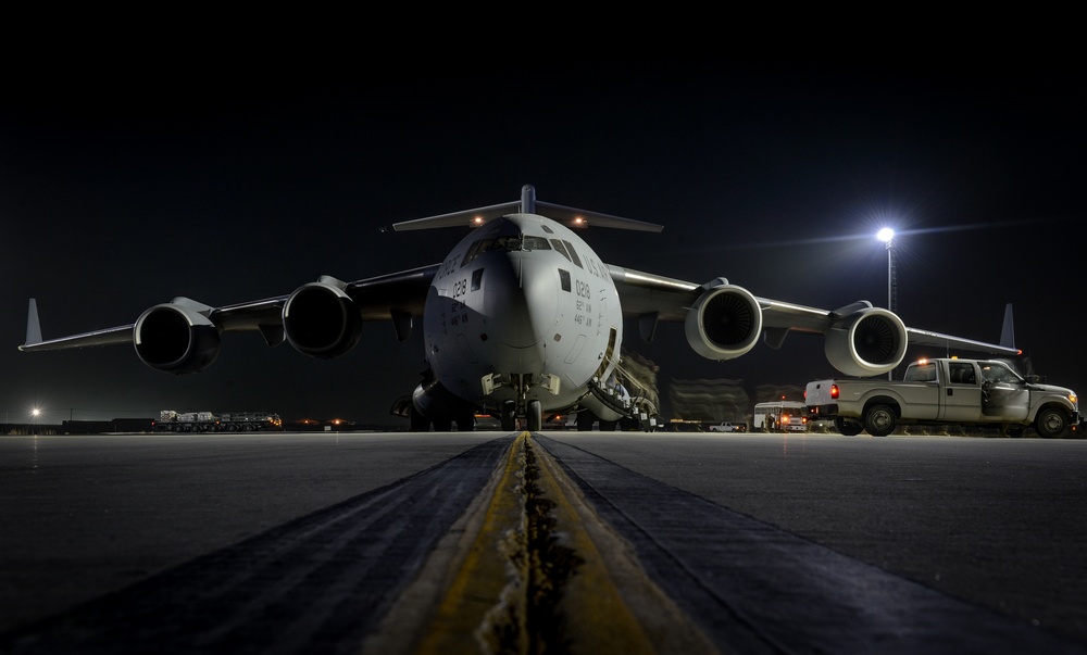 C-17 moves cargo throughout AOR