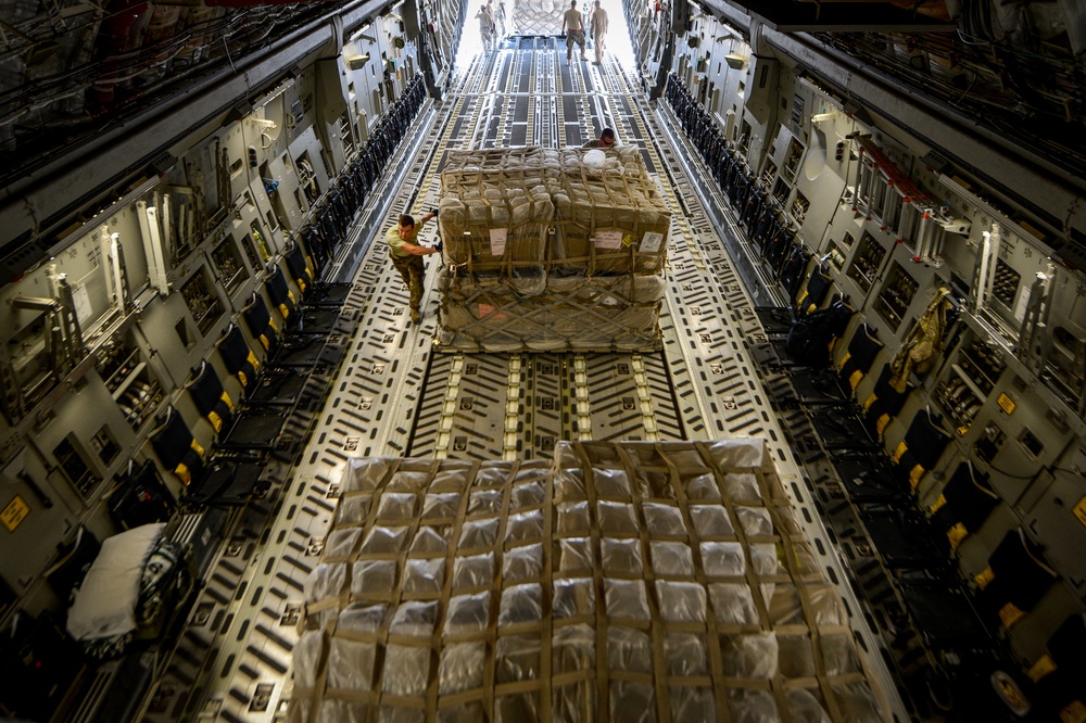 C-17 moves cargo throughout AOR