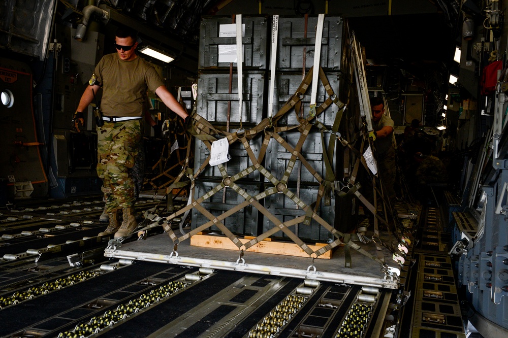 C-17 moves cargo throughout AOR