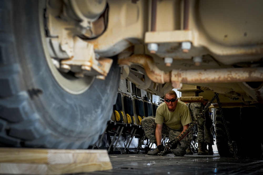 C-17 moves cargo throughout AOR