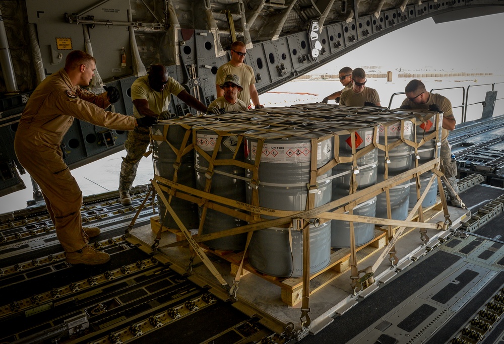 C-17 moves cargo throughout AOR