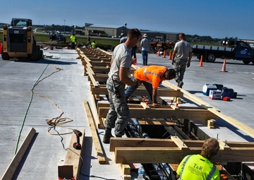Runway construction prompts arresting system upgrade