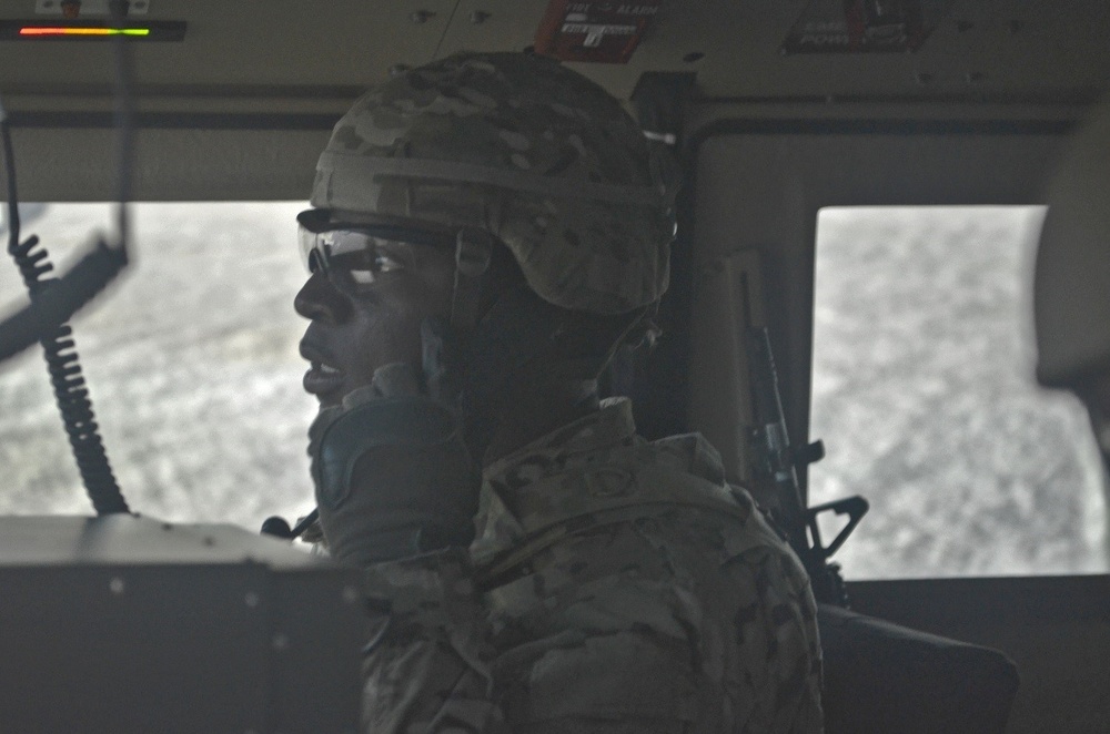 1st SFAB Soldiers conduct tactical convoy training