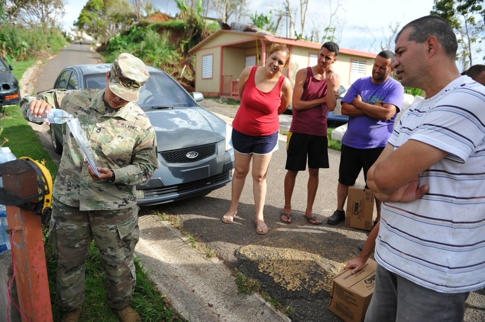 Food and Water for Las Marias, Puerto Rico