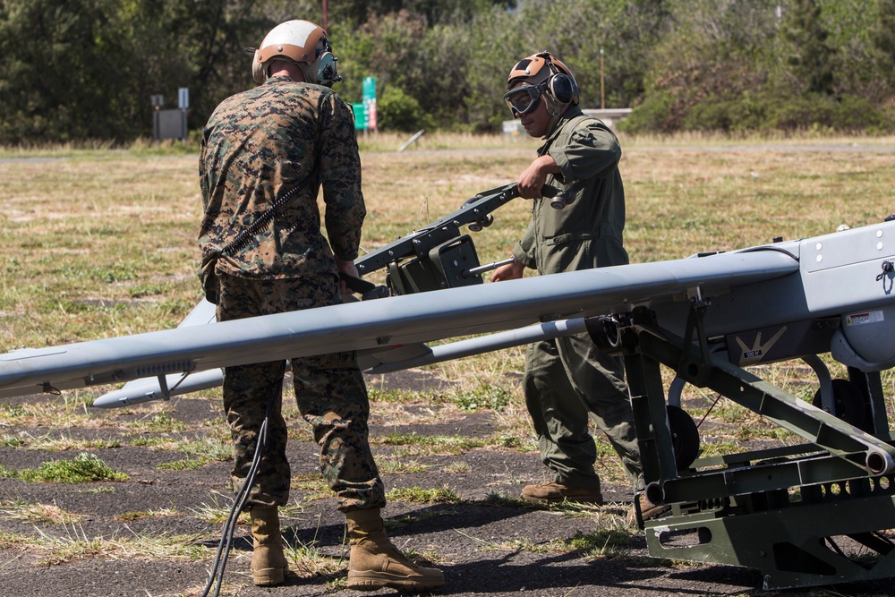 VMU-3 tests ability to fly in system and launch UAV within hours