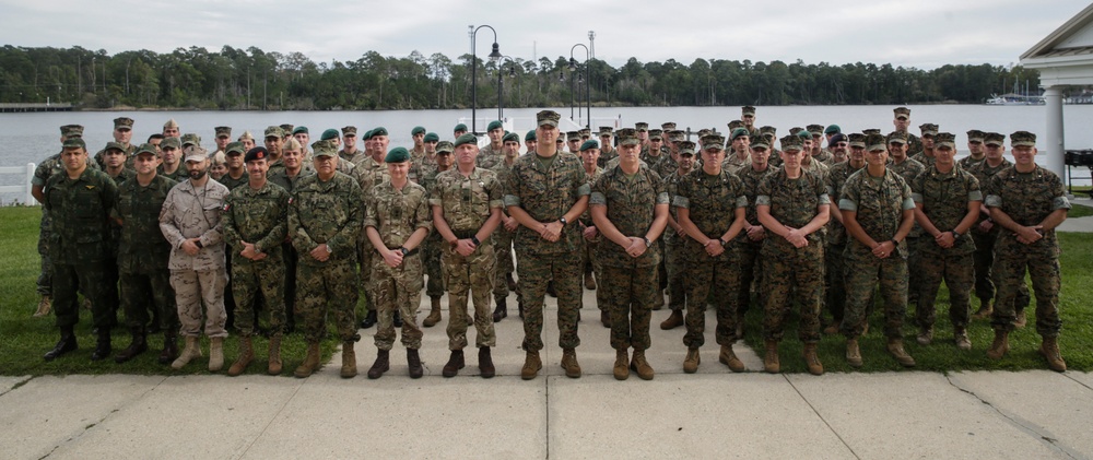 Marines welcome coalition partners