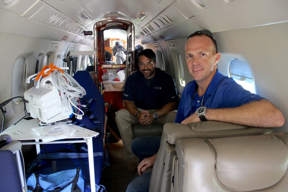 Joint ambulatory aviation community flies post-hurricanes