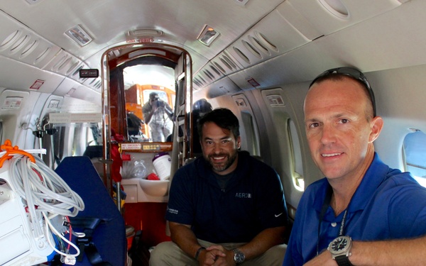 Joint ambulatory aviation community flies post-hurricanes