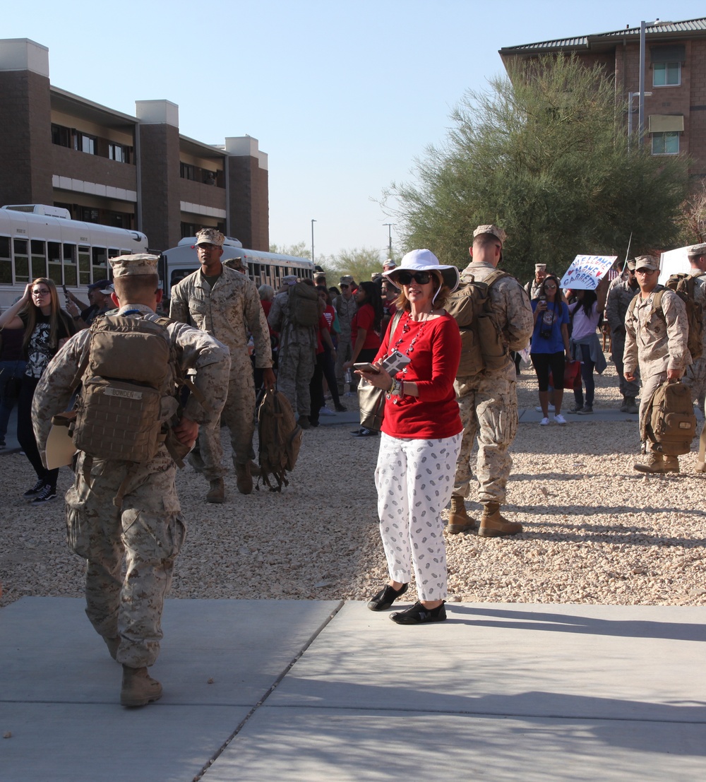 Families, friends welcome 1/7 Marines home