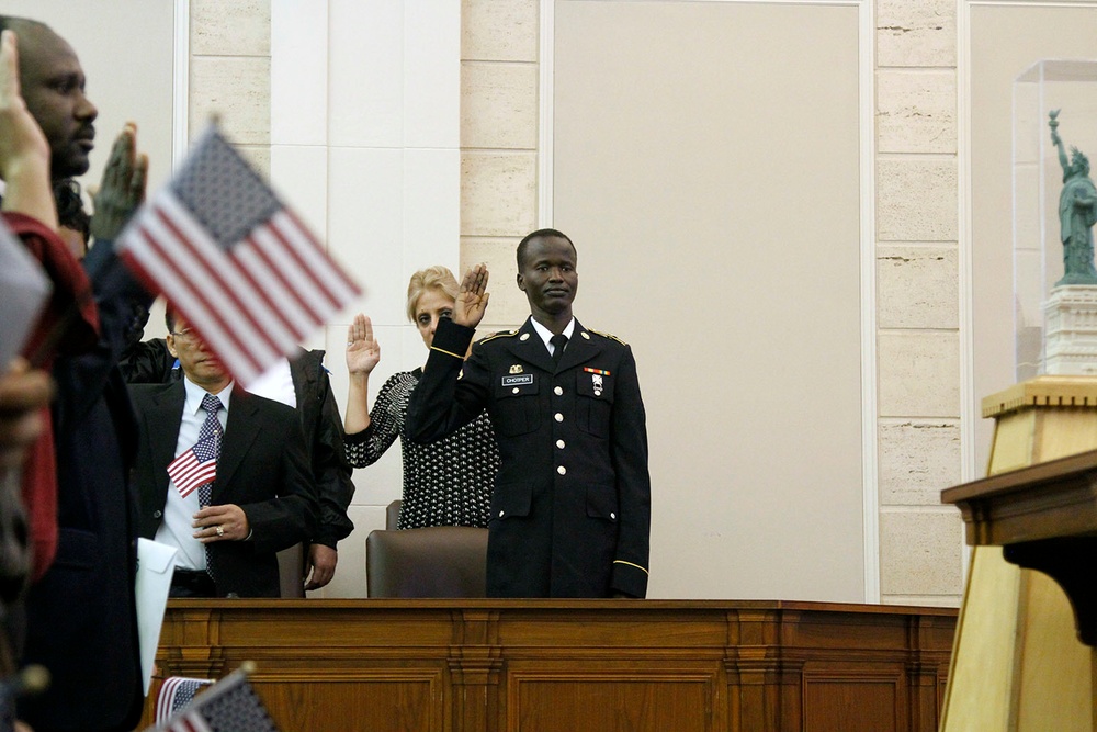 Iowa Soldier earns citizenship, inspires peers