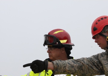106th Rescue Wing teams with local responders for hurricane exercise