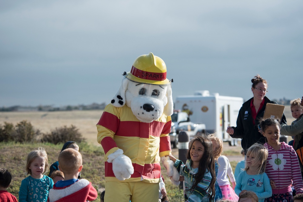 Schriever FD, CDC practice fire safety