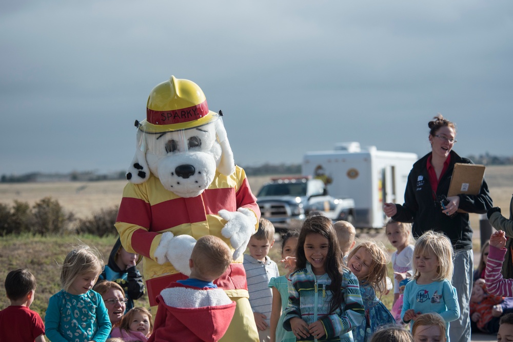 Schriever FD, CDC practice fire safety