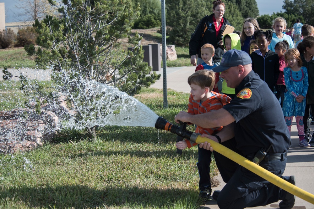 Schriever FD, CDC practice fire safety