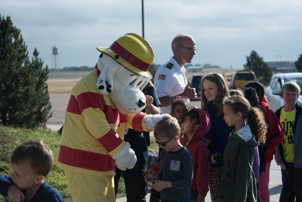 Schriever FD, CDC practice fire safety