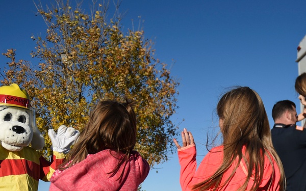 Schriever FD, TVC practice fire safety