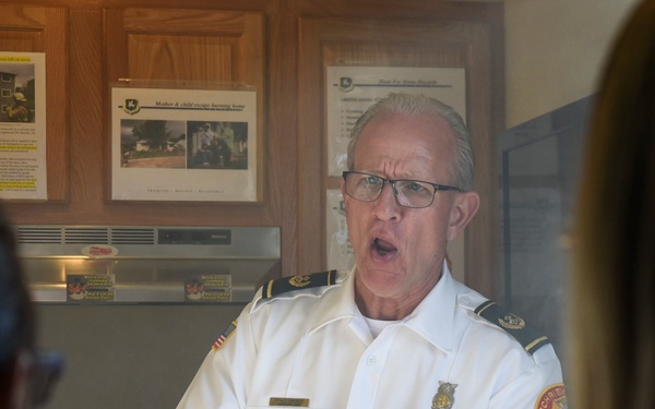 Schriever FD, TVC practice fire safety