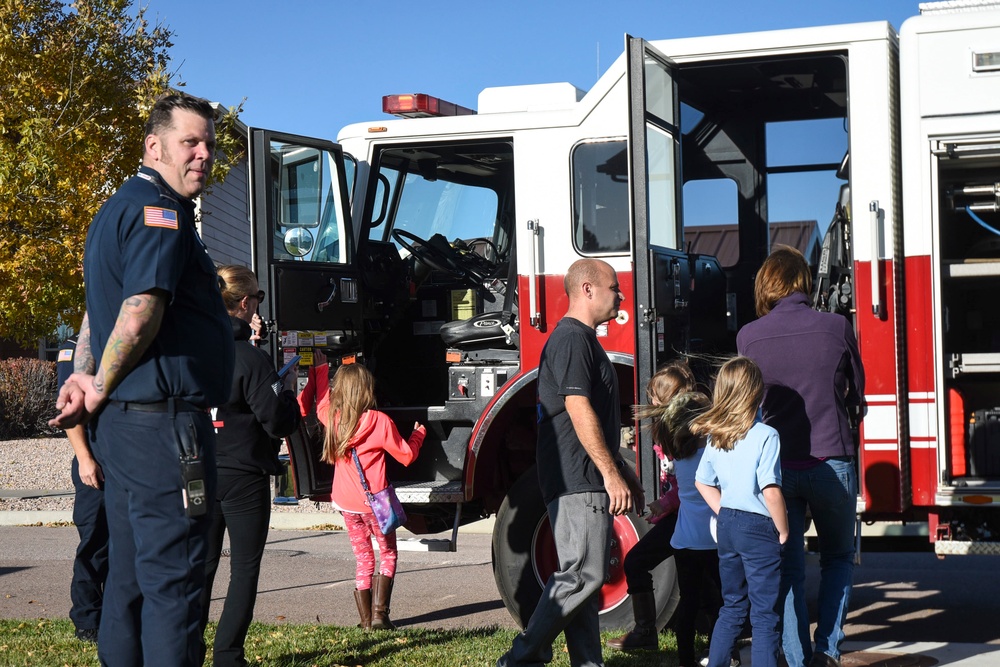 Schriever FD, TVC practice fire safety