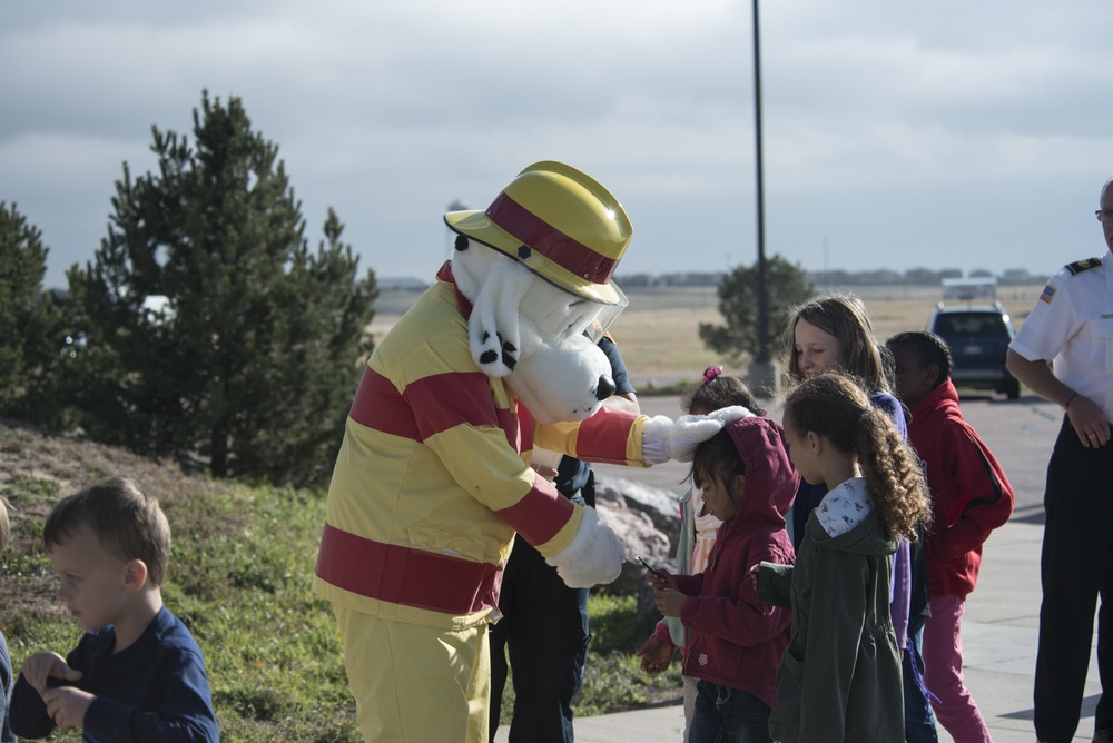 Schriever FD, CDC practice fire safety