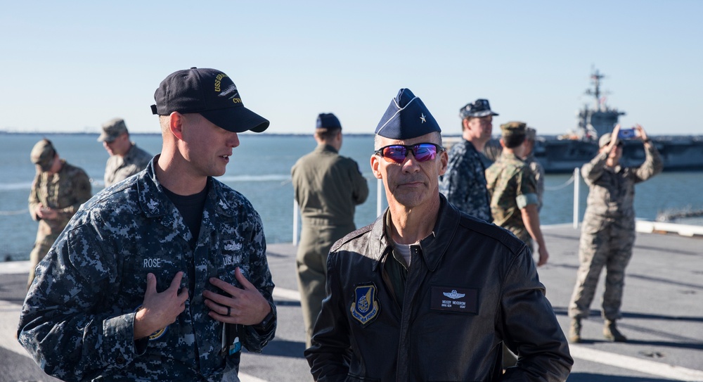 JFSC tours USS Gerald R. Ford