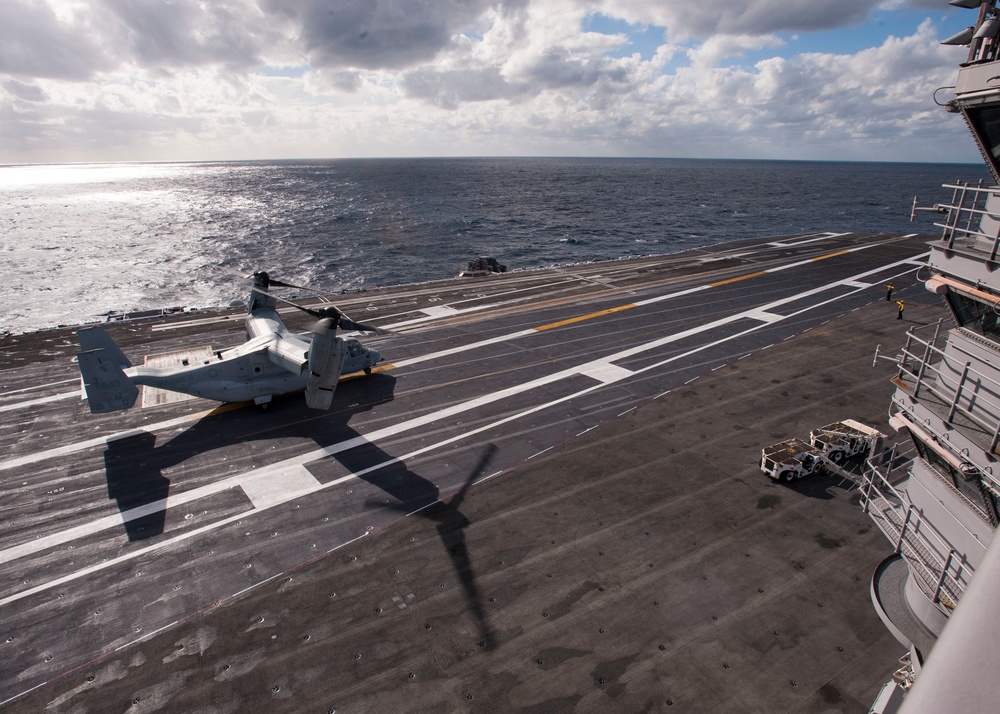 GHWB is the flagship of Carrier Strike Group (CSG) 2, which is comprised of the staff of CSG-2; GHWB; the nine squadrons and staff of Carrier Air Wing (CVW) 8; Destroyer Squadron (DESRON) 22 staff and guided-missile destroyers USS Laboon (DDG 58) and US..