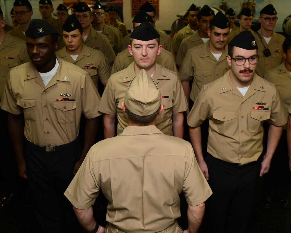 Nimitz Conducts DITS Inspection