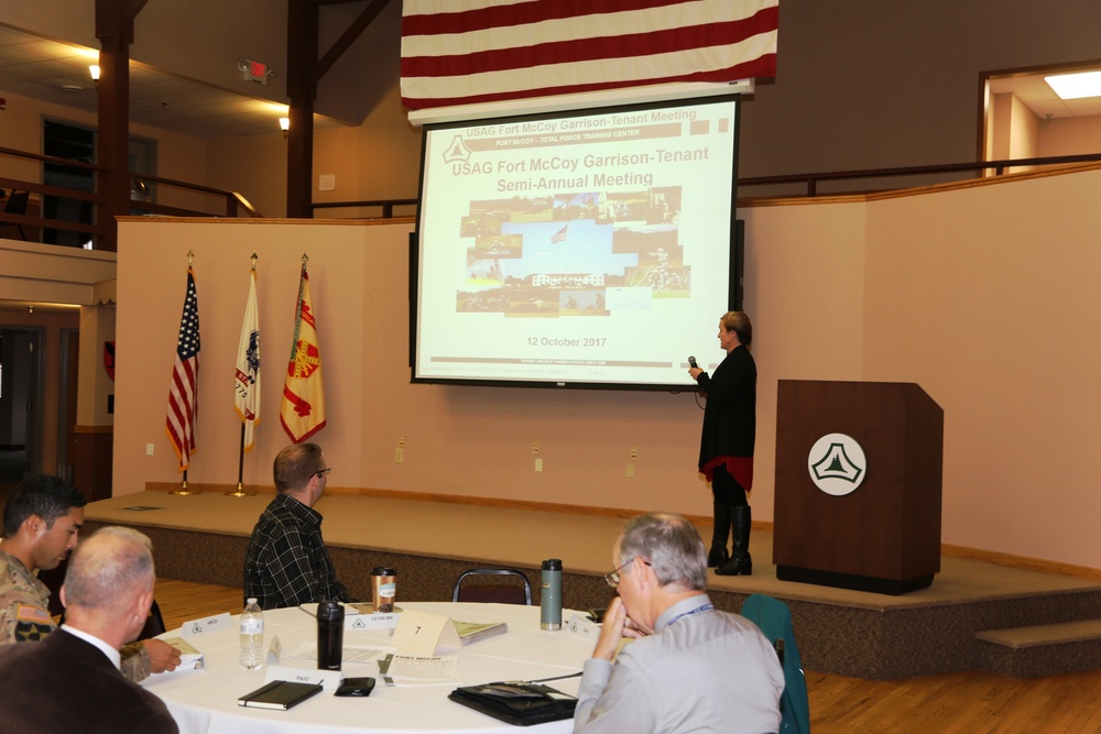 Garrison-Tenant Staff Meeting brings ideas together at Fort McCoy