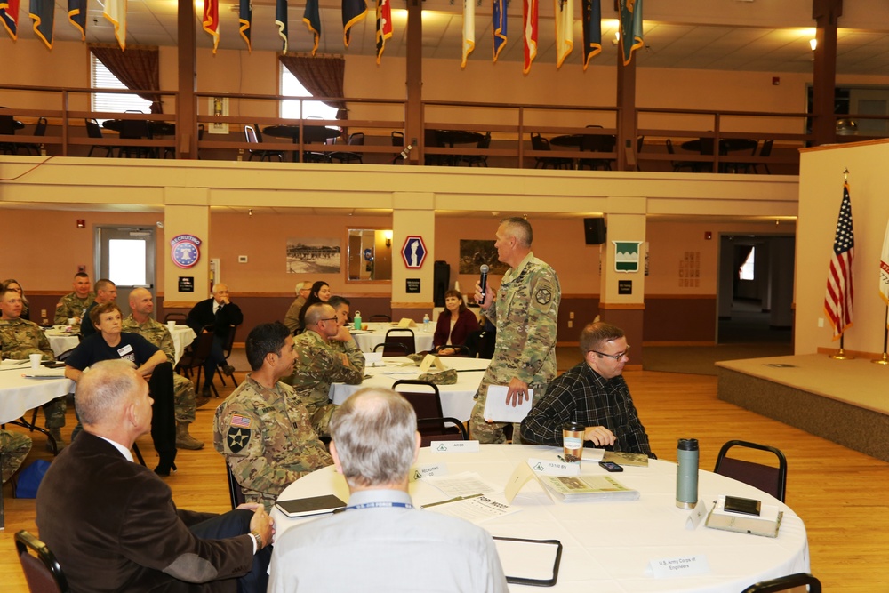 Garrison-Tenant Staff Meeting brings ideas together at Fort McCoy