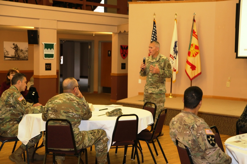 Garrison-Tenant Staff Meeting brings ideas together at Fort McCoy