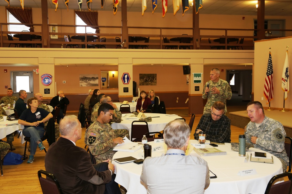 Garrison-Tenant Staff Meeting brings ideas together at Fort McCoy