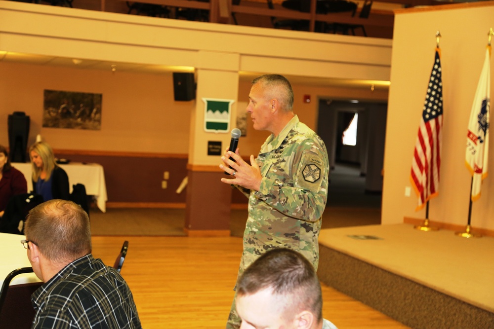 Garrison-Tenant Staff Meeting brings ideas together at Fort McCoy