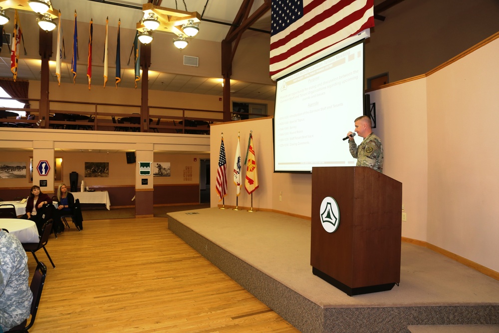 Garrison-Tenant Staff Meeting brings ideas together at Fort McCoy