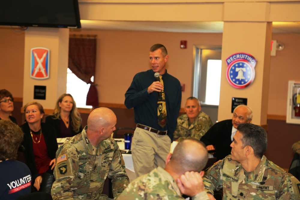 Garrison-Tenant Staff Meeting brings ideas together at Fort McCoy