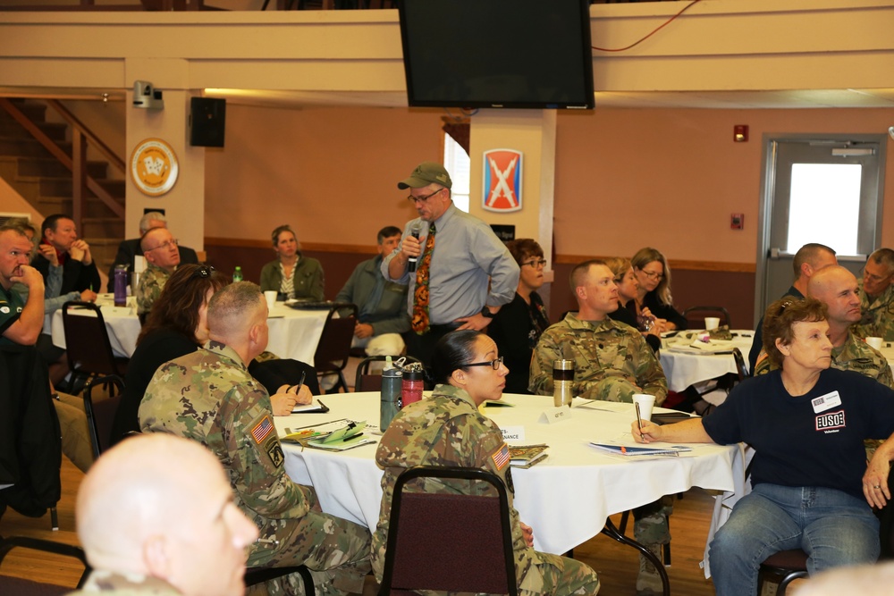 Garrison-Tenant Staff Meeting brings ideas together at Fort McCoy