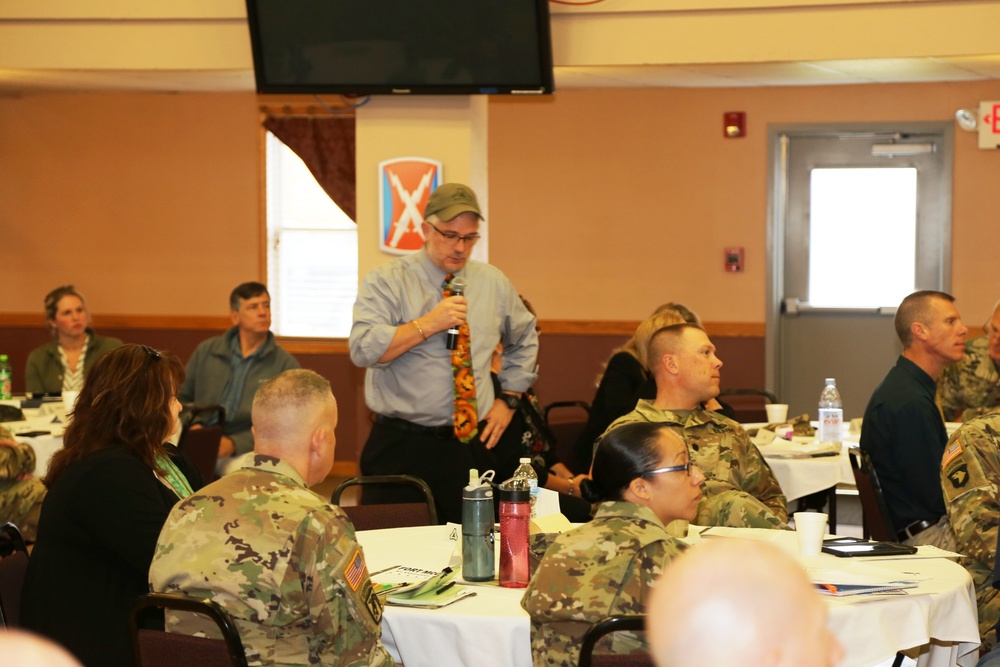 Garrison-Tenant Staff Meeting brings ideas together at Fort McCoy