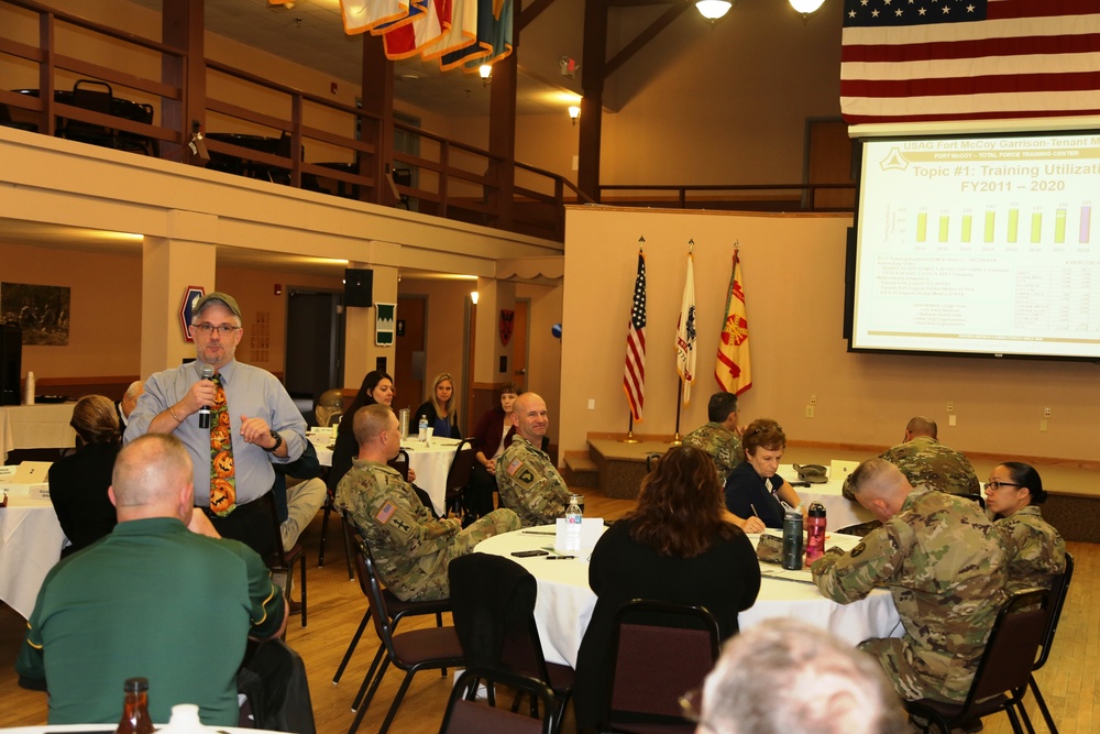 Garrison-Tenant Staff Meeting brings ideas together at Fort McCoy